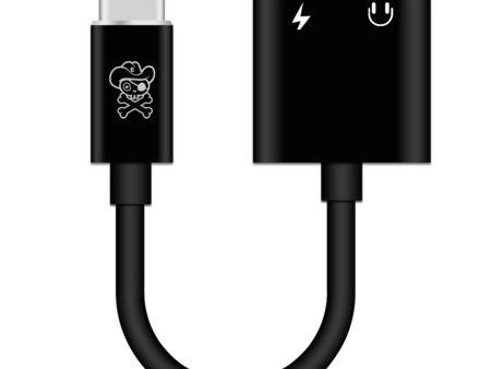 HAT PRINCE Universal USB Type-C to 3.5mm cable adapter - Black Supply