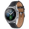 Samsung Galaxy Watch 3 (41mm) wave style dial bezel - Silver Hot on Sale