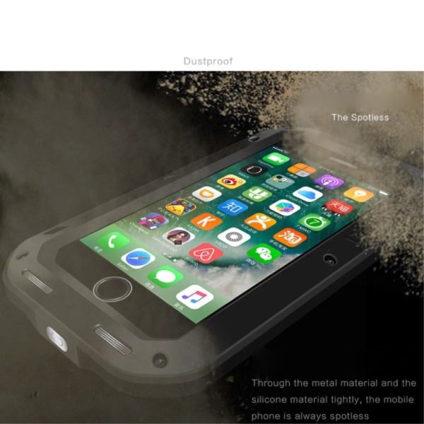 Love Mei iPhone 7   8 Shockproof Protective Cover - Black Online Hot Sale