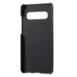 Samsung Galaxy S10 leather coated case - Black Online Hot Sale