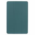 Honor Pad 9 Case Scratch Resistant Vegan Leather and Silicone Tri-fold Stand Tablet Cover - Blackish Green Supply