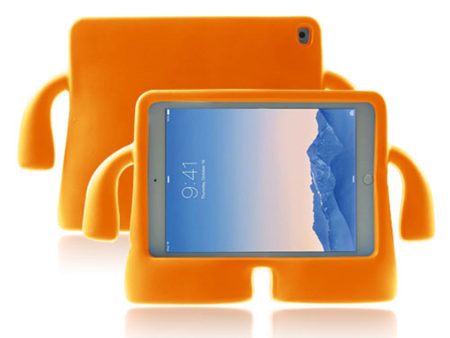 Kids Cartoon iPad Air 2 Ekstra Protective Case - Orange For Discount