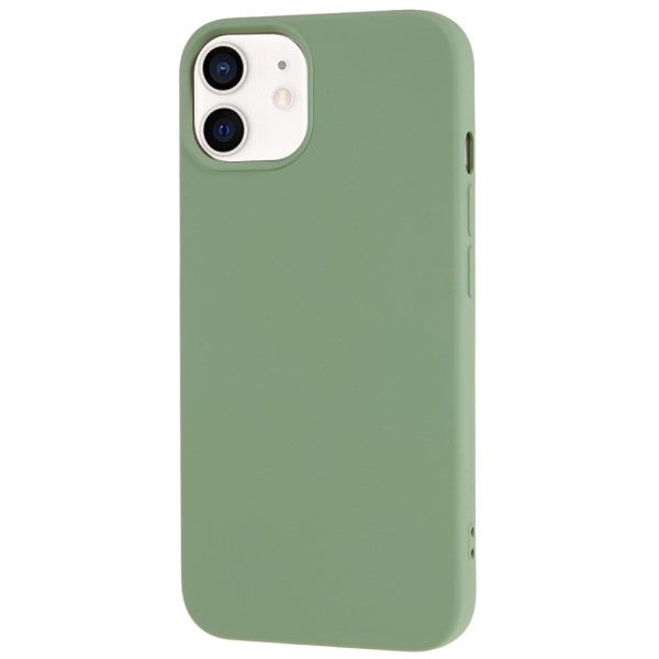 Microfiber lined soft rubber iPhone 11 cover - Green Hot on Sale