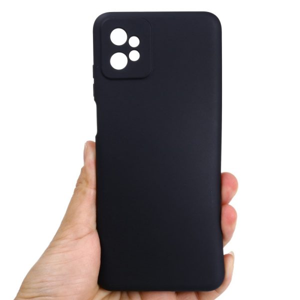 Matte liquid silicone cover for Motorola Moto G32 - Black Online now