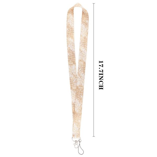 Universal chemistry pattern phone lanyard - Light Color Marble Online Sale