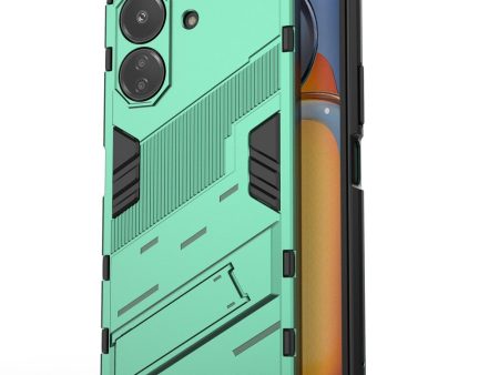 Shockproof Xiaomi Redmi 13C   Xiaomi Poco C65 hybrid cover with a modern touch - Green Supply