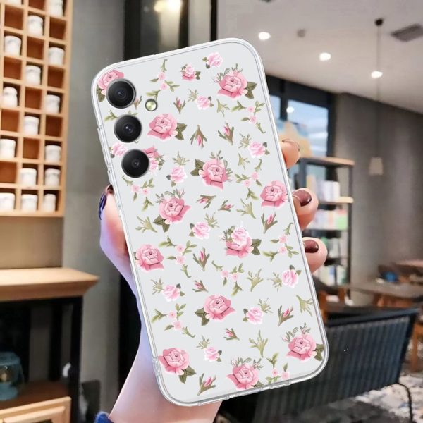 Imagine Samsung Galaxy S24 FE cover - Pink Flower Sale