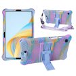 Samsung Galaxy Tab A9 Case - Tablet Cover with Shoulder Strap in Camouflage    Light Purple Online Hot Sale