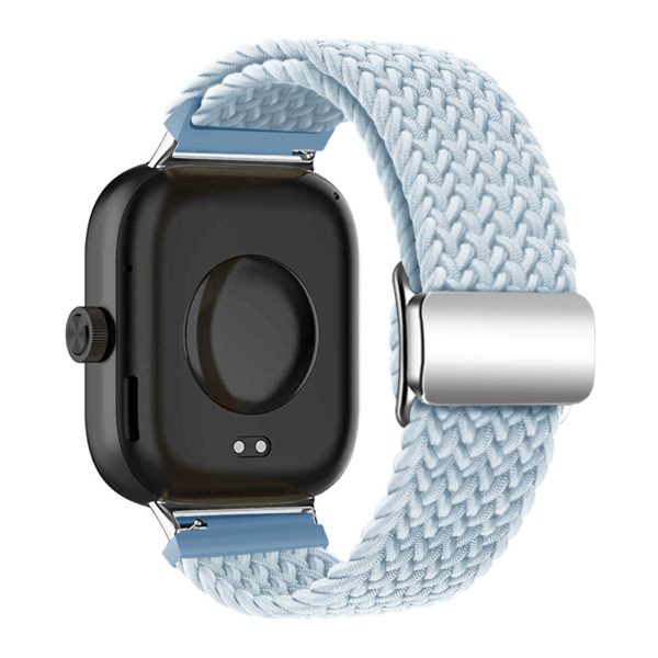 Xiaomi Smart Band 8 Pro   Redmi Watch 4 Loop Strap Magnetic Buckle Woven Watch Band - Mist Blue For Discount