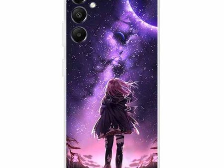 Imagine Samsung Galaxy A05s cover - Stars And Girl Discount