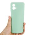 Matte liquid silicone cover for Motorola Moto G73 - Green Online Sale