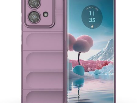 Soft gripformed cover for Motorola Edge 40 Neo - Light Purple Online Hot Sale