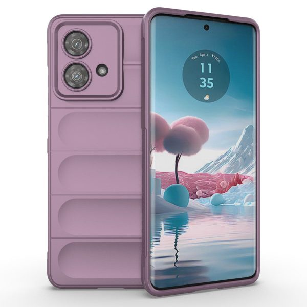 Soft gripformed cover for Motorola Edge 40 Neo - Light Purple Online Hot Sale