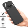 Matte liquid silicone Nothing Phone (2a) cover - Black Sale