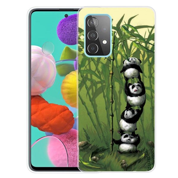 Deco Samsung Galaxy A13 4G case - Stacking Pandas For Sale