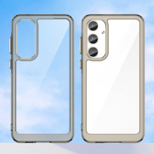 Samsung Galaxy A55 smart acrylic cover - Transparent Grey on Sale