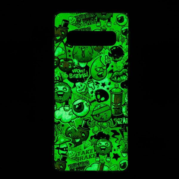 Samsung Galaxy S10 luminous glow pattern case - Wow, Brains Discount