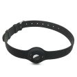 AirTags pet collar design silicone strap - Black For Cheap