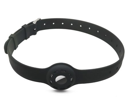 AirTags pet collar design silicone strap - Black For Cheap