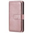 10-slot wallet case for Sony Xperia 1 IV - Rose Gold Hot on Sale