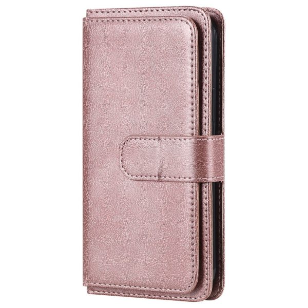 10-slot wallet case for Sony Xperia 1 IV - Rose Gold Hot on Sale