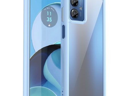 Motorola Moto G14 smart acrylic cover - Blue Hot on Sale