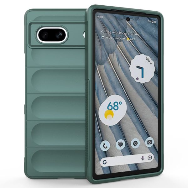 Soft gripformed cover for Google Pixel 7a - Green For Cheap