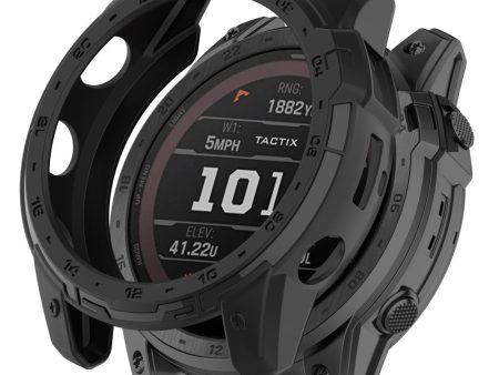 Garmin Tactix 7 AMOLED Edition Watch Case Hollow Flexible Frame with Dial Plate - Black Online now