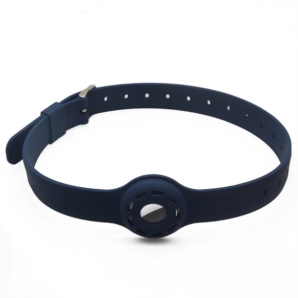 AirTags pet collar design silicone strap - Midnight Blue Online now