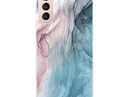 Marble Samsung Galaxy S22 case - Rose   Blue Marble For Cheap