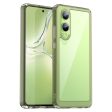 OnePlus Nord CE4 Lite   Oppo K12x smart acrylic cover - Transparent Grey Hot on Sale