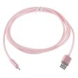 2M Micro USB Charging Cable - Pink Cheap