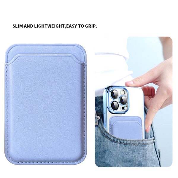 iPhone 14 Pro Max cover with MagSafe compatiblity and card bag - Blue Hot on Sale