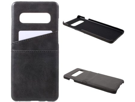 Samsung Galaxy S10 leather coated case - Black Online Hot Sale