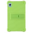 Blackview Tab 60 Silicone Tablet Case Scratch-resistant Back Cover with Bump Resistant Kickstand - Green Hot on Sale