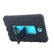 Shock Proof Hybrid Flexible and Bump Resistant Kickstand Shell Samsung Galaxy Tab S2 8.0 T710 T715 - Black   Blue Online Sale