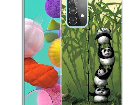 Deco Samsung Galaxy A13 4G case - Stacking Pandas For Sale