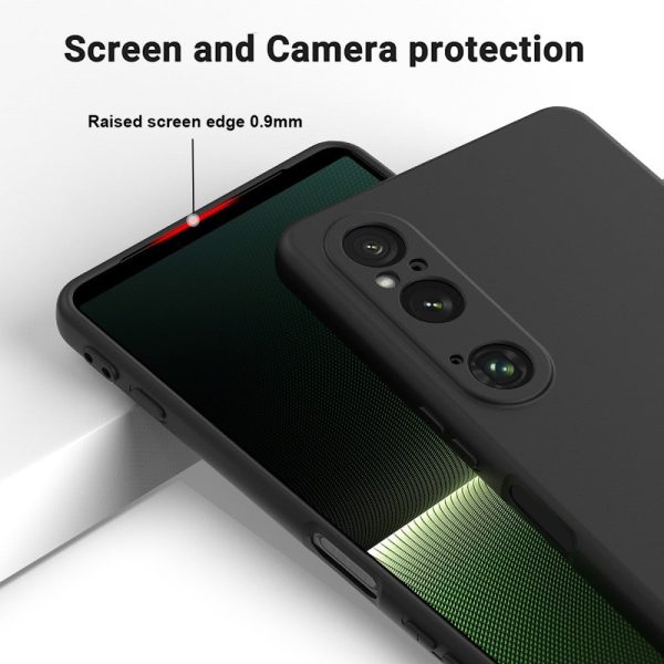 Matte liquid silicone Sony Xperia 1 VI cover - Black For Discount