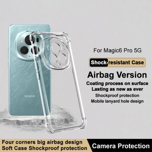 IMAK Airbag Honor Magic 6 Pro Cover - Transparent Online Sale