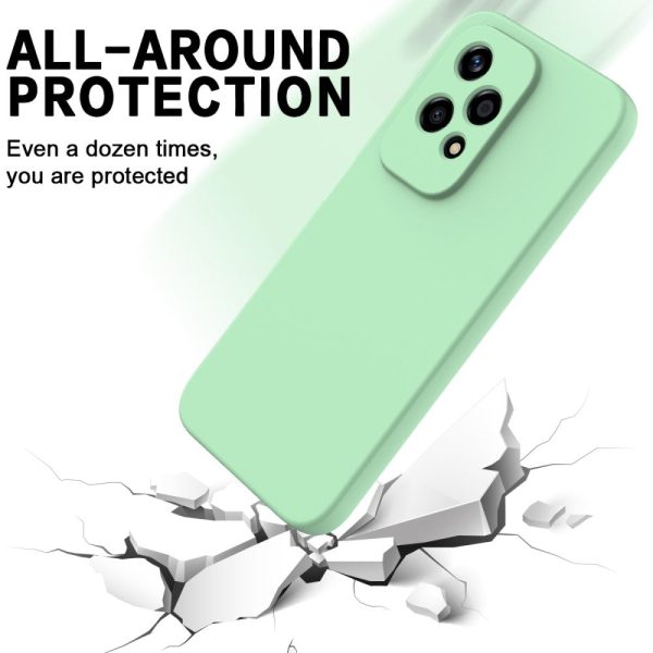 Matte liquid silicone Honor 200 Lite cover - Green on Sale