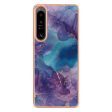 Marble Sony Xperia 1 IV case - Purple Sale