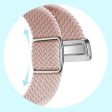 Xiaomi Smart Band 8 Pro   Redmi Watch 4 Loop Strap Magnetic Buckle Woven Watch Band - Mist Blue For Discount