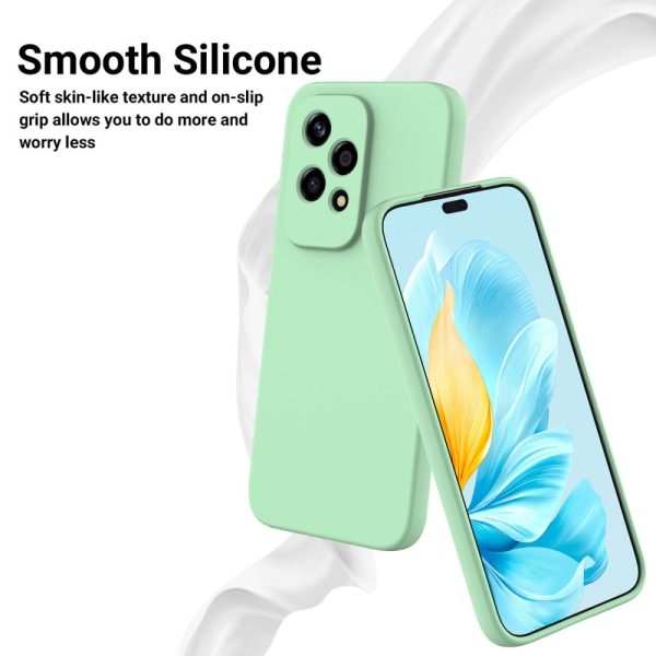 Matte liquid silicone Honor 200 Lite cover - Green on Sale