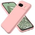 Matte liquid silicone Google Pixel 8A cover - Pink Online Sale