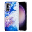 Marble Samsung Galaxy S21 case - Sky Blue Purple Marble Online