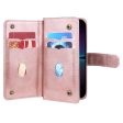 10-slot wallet case for Sony Xperia 1 IV - Rose Gold Hot on Sale