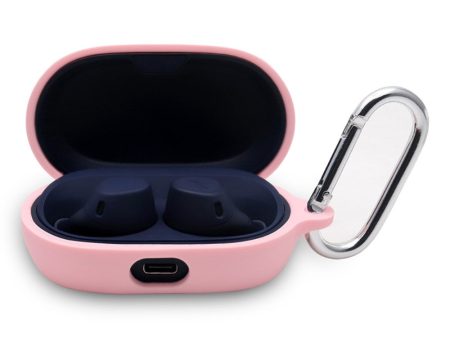 Jabra Elite 7 Active silicone case with keychain - Pink Supply