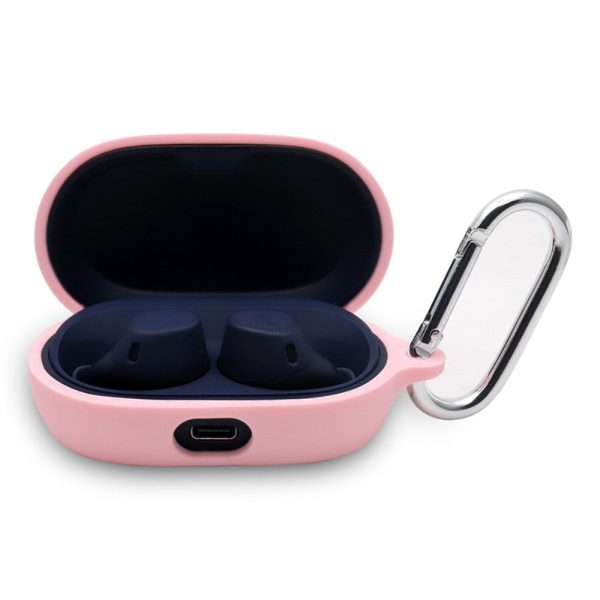 Jabra Elite 7 Active silicone case with keychain - Pink Supply