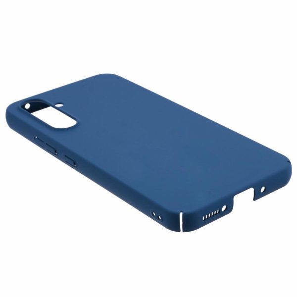 Microfiber lined soft rubber Samsung Galaxy A54 cover - Blue Online Hot Sale