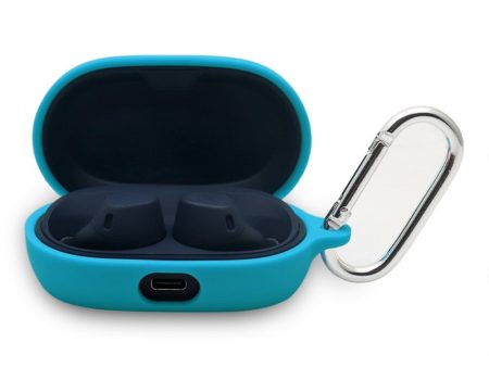 Jabra Elite 7 Active silicone case with keychain - Blue Online Sale